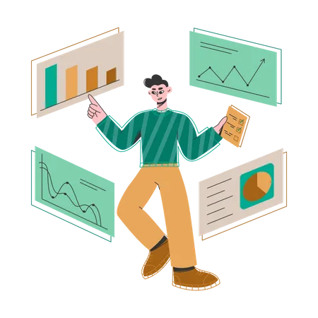 Business Analyzers  Illustration