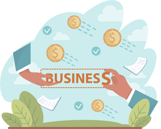 Business and finance  Ilustração