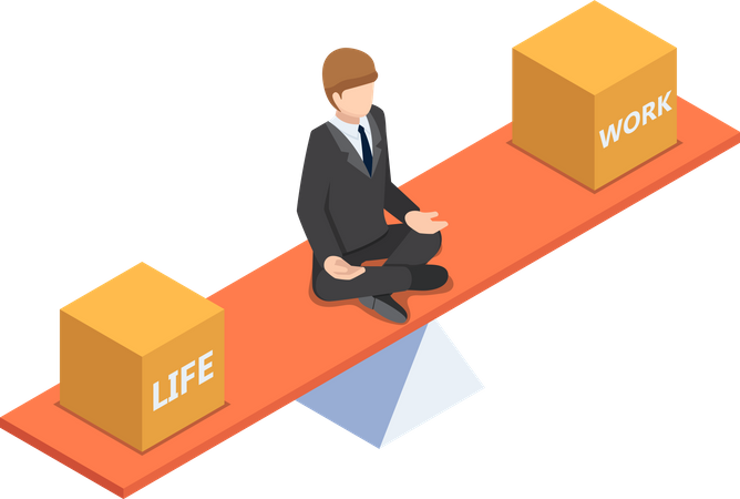 Business and life management Illustration