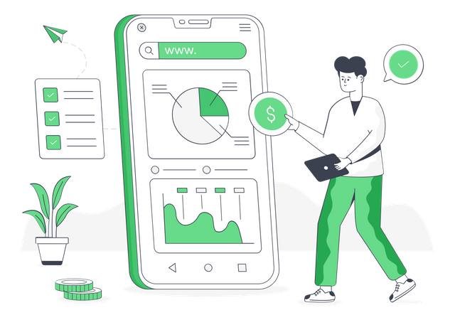 Business APP  Illustration