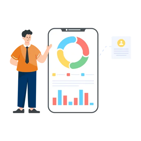 Business App  Illustration