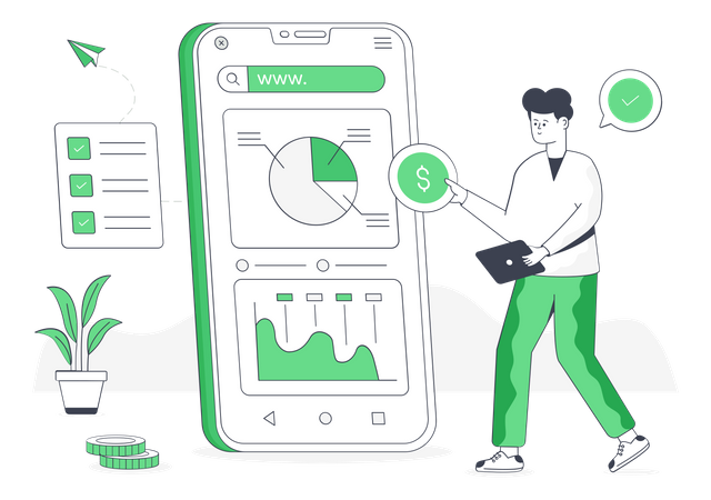 Business APP  Illustration