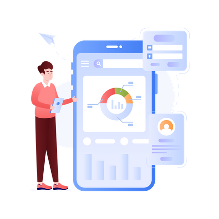 Business-App  Illustration