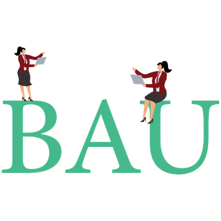 Business as usual  Illustration