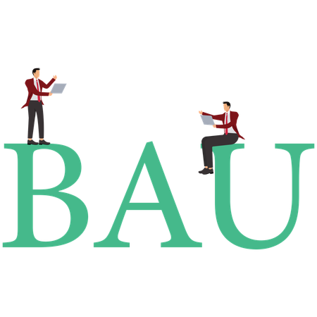 Business as usual  Illustration