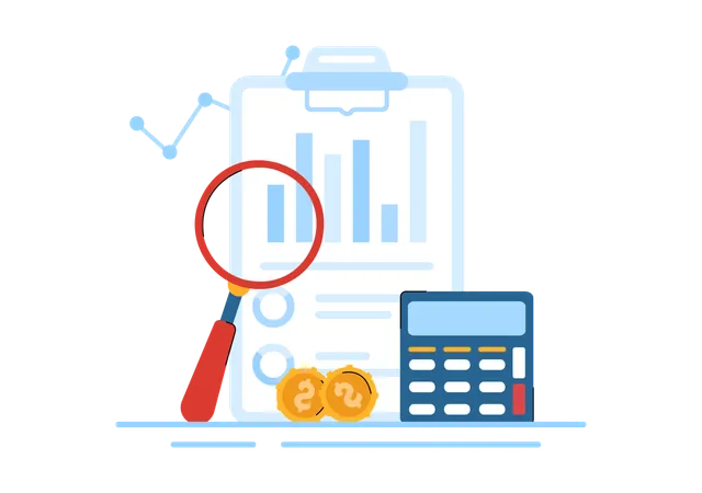 Business Audit  Illustration