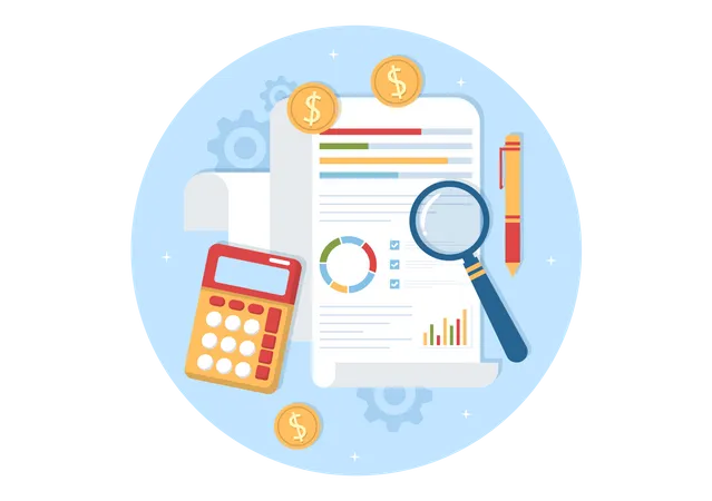 Business Audit  Illustration