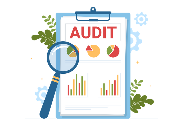 Business Audit  Illustration