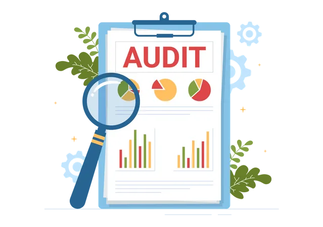 Business Audit  Illustration