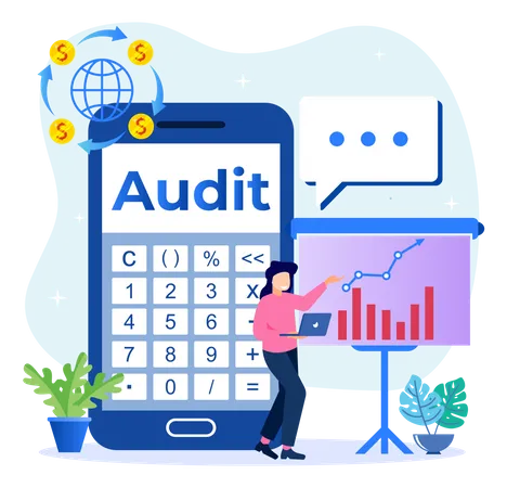 Business Audit  Illustration