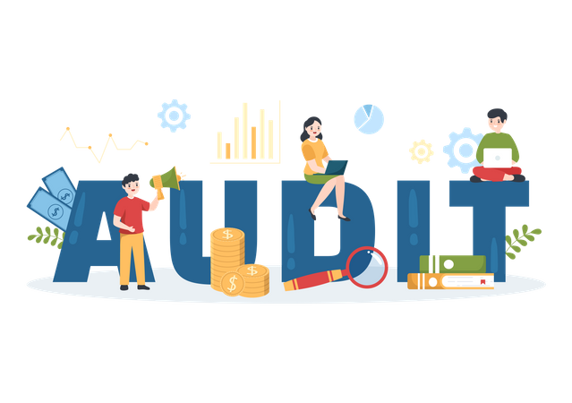 Business Audit  Illustration
