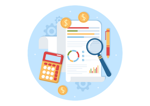 Business Audit  Illustration