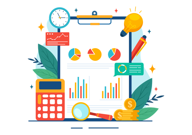 Business Audit Report  Illustration