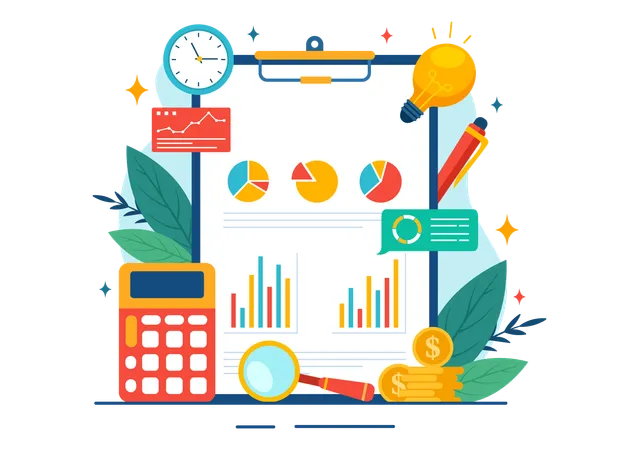 Business Audit Report  Illustration