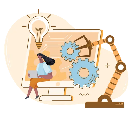 Business automation  Illustration