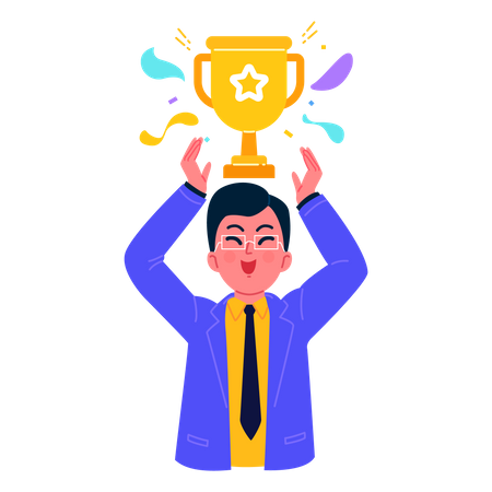 Business Award  Illustration