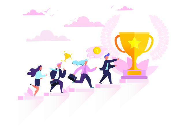 Business award  Illustration