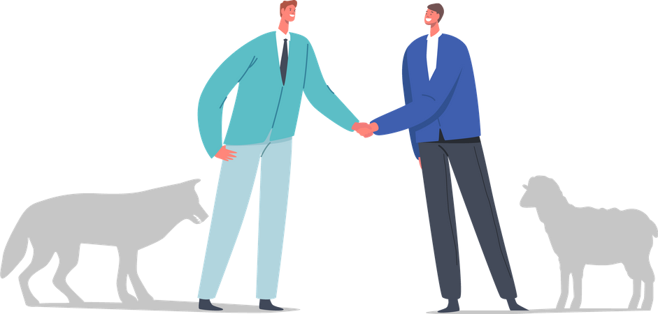 Business betrayal イラスト