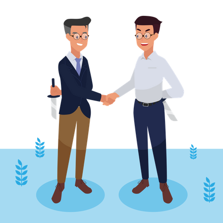 Business betrayal  Illustration