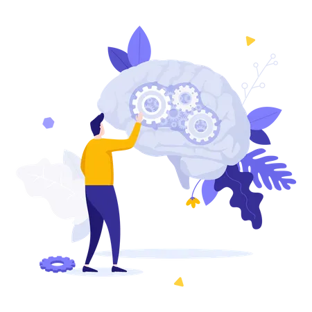 Business brainstorming  Illustration