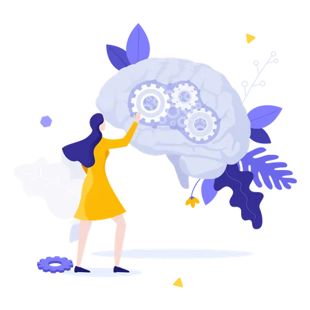 Business brainstorming  Illustration