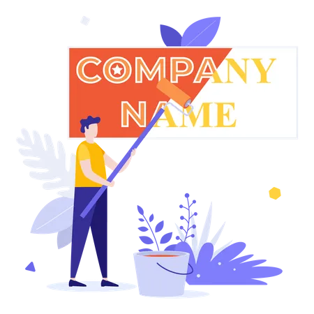 Business branding  Illustration