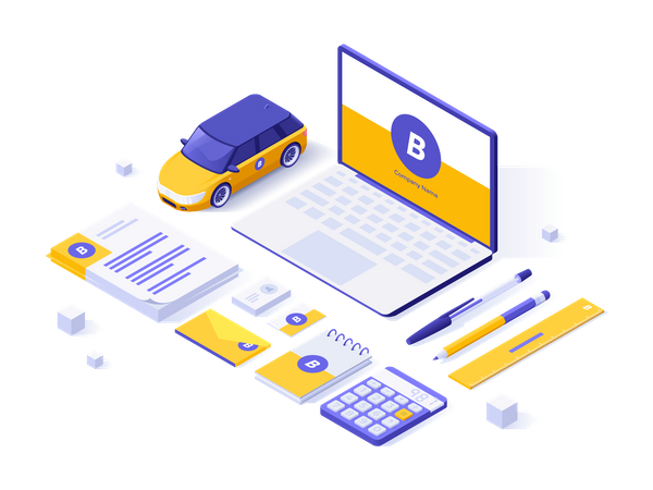 Business branding  Illustration