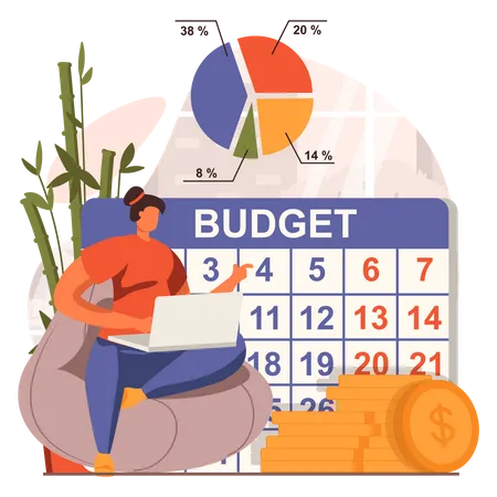Business Budget Illustration