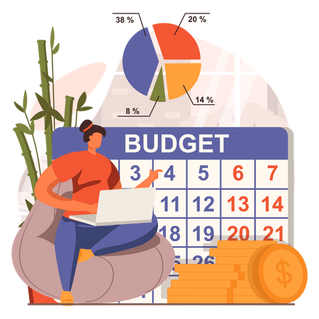 Business Budget  Illustration