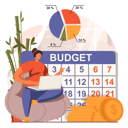 Business Budget  Illustration