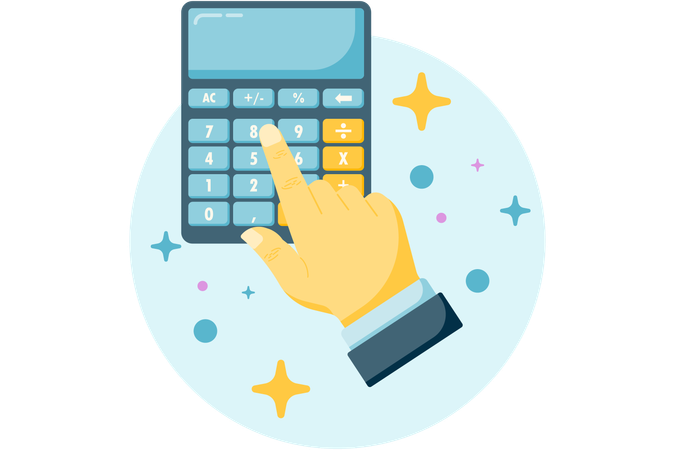 Business Calculator  Illustration