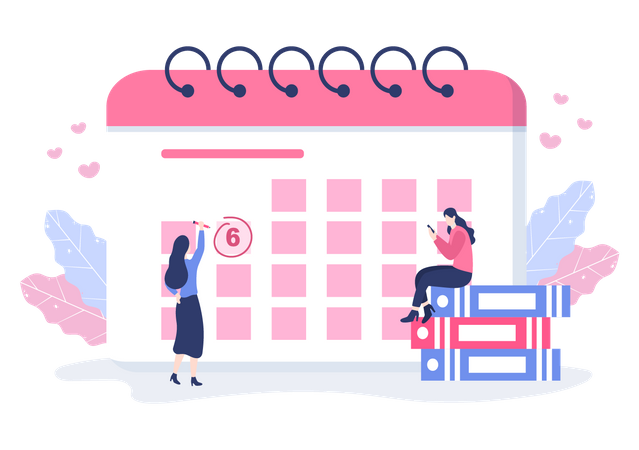 Business Calendar Illustration