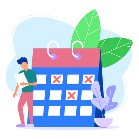 Business calendar  Illustration