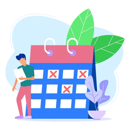 Business calendar  Illustration