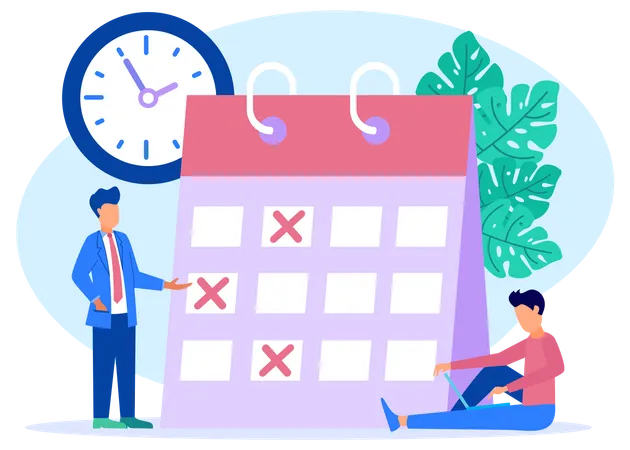 Business calendar  Illustration