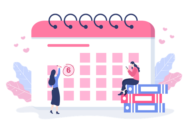 Business Calendar  Illustration