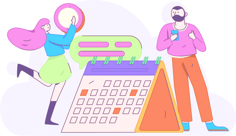 Business Calendar  Illustration