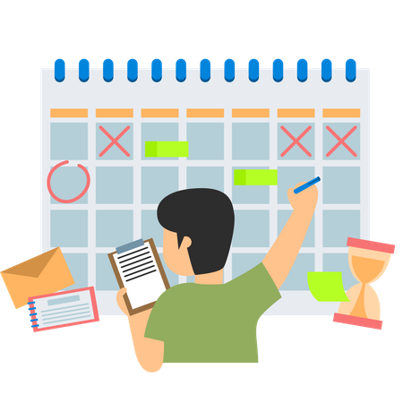 Business Calendar  Illustration