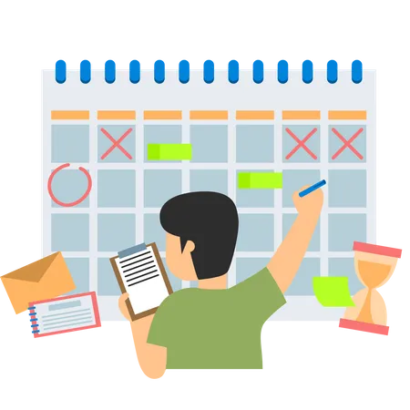 Business Calendar  Illustration