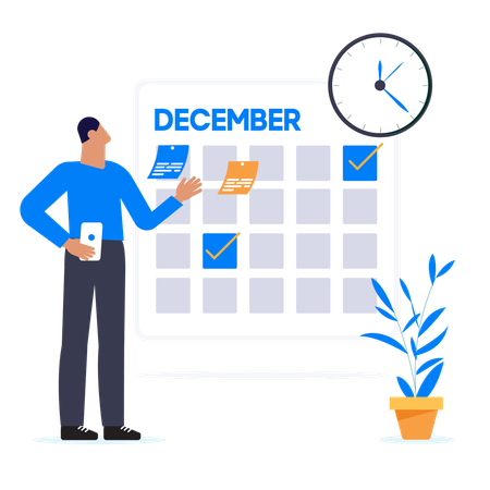 Business Calendar  Illustration