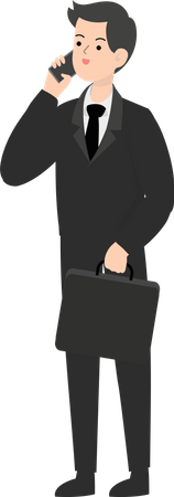 Business CALL  Illustration