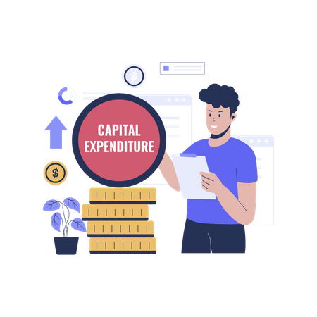 Business Capital expenditure  Illustration