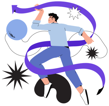 Business career development  Illustration