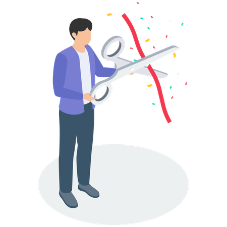 Business celebration event  Illustration