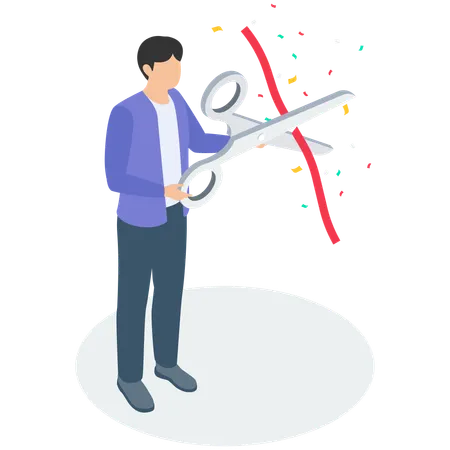 Business celebration event  Illustration
