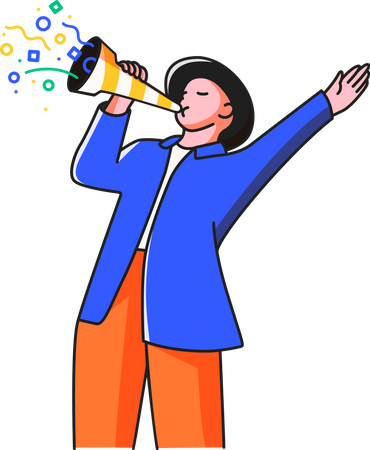 Business celebration  Illustration