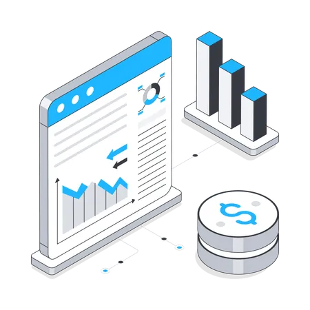 Business Chart  Illustration