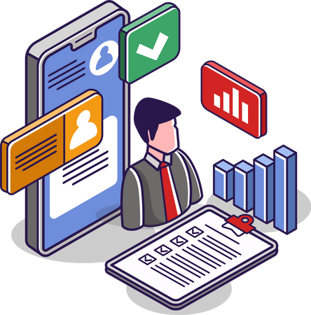 Business checklist  Illustration