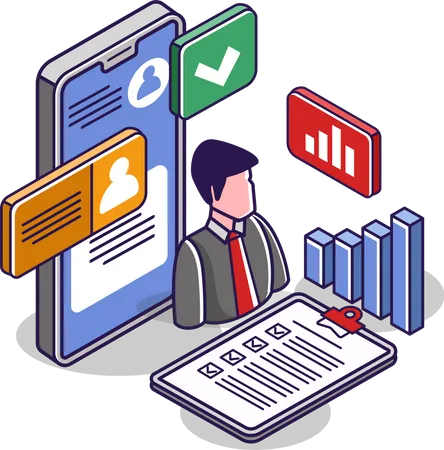 Business checklist  Illustration