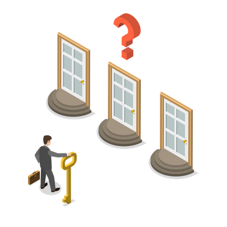 Business choice  Illustration